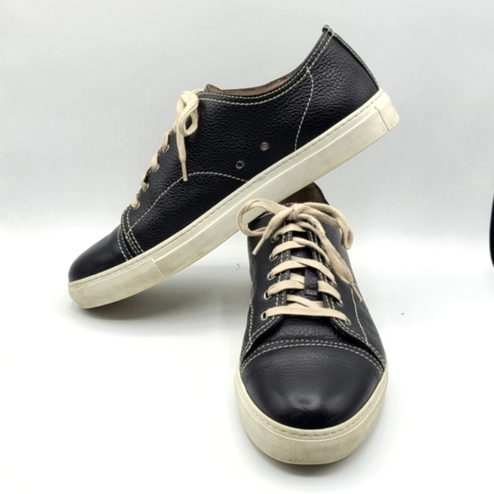 Dooney & Bourke Lewis Shoes Leather Lace Up Black Henrys